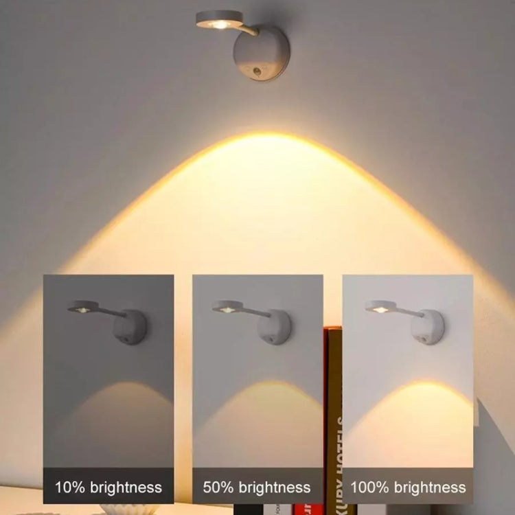 Rechargeable LED Motion Sensor Wireless Spotlight With Remote Control 2000mAH White - Sensor LED Lights by PMC TechLife | Online Shopping South Africa | PMC TechLife | Buy Now Pay Later Mobicred