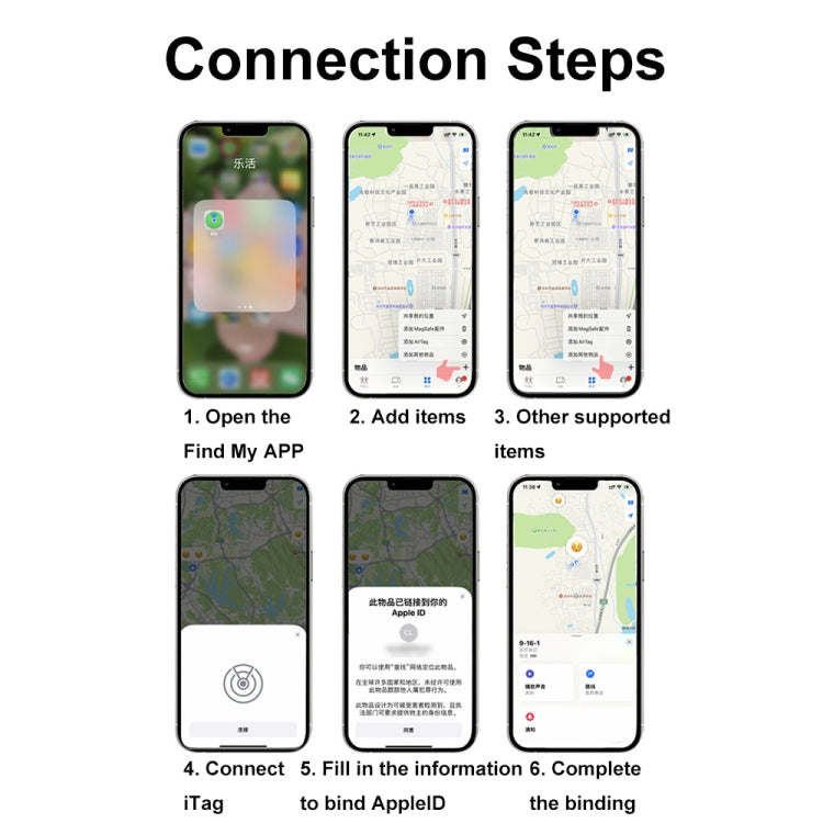 For Apple Series S11 Card-Type Positioning Smart Anti-Lost Device Locator - Pet Tracker by PMC TechLife | Online Shopping South Africa | PMC TechLife | Buy Now Pay Later Mobicred