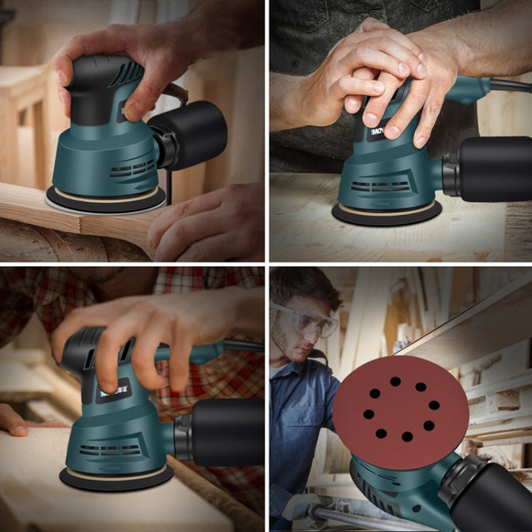 8pcs /Set AU Plug MOYI Small Polishing Sandpaper Machine Woodworking Electric Disc Sander - free shipping - PMc TechLife - Order now!