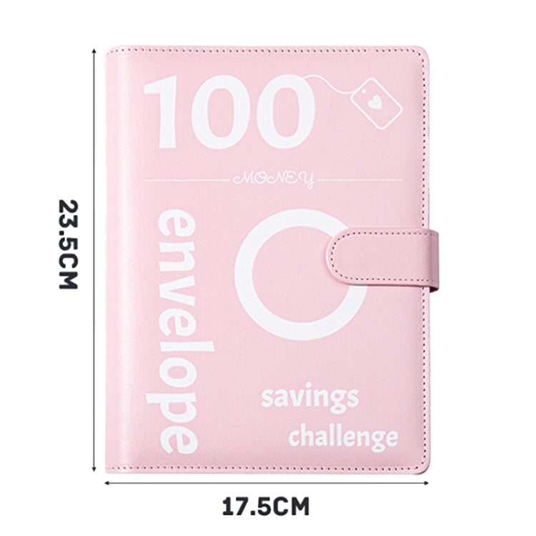 A5 100 Day Savings Challenge Envelope Budget Planner Binder Notebook Handbook, Color: Pattern Blue - Notebooks by PMC TechLife | Online Shopping South Africa | PMC TechLife | Buy Now Pay Later Mobicred