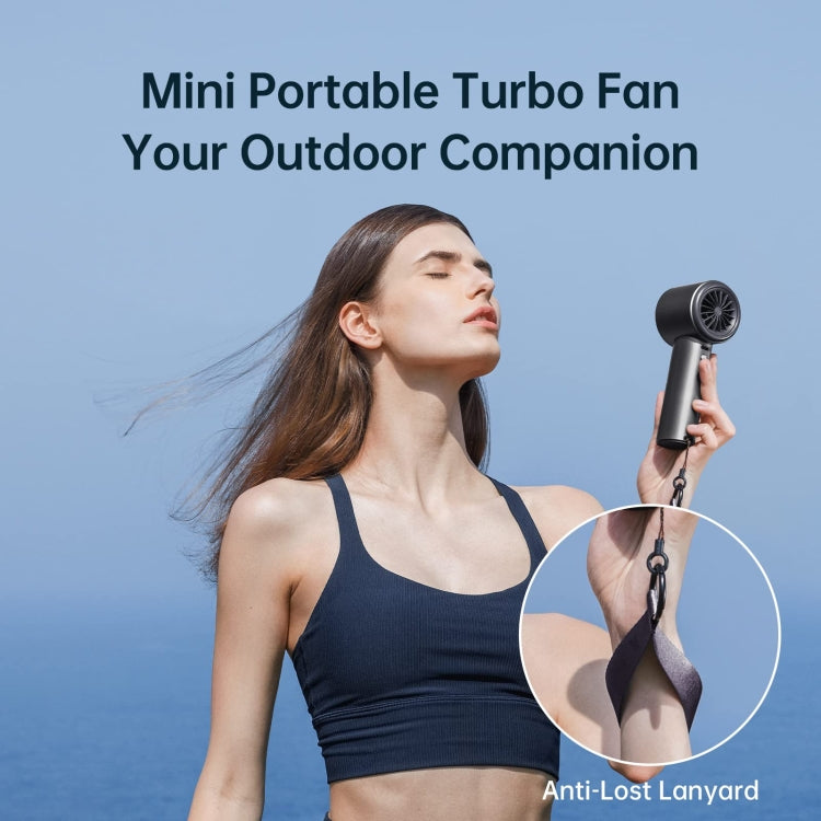 JisuLife FA53 Pro 1 High-speed Powerful Cooling Handheld Small Fan Mini Portable USB Rechargeable Desktop Fan(Light Brown) - free shipping - PMC TechLife - Order now!