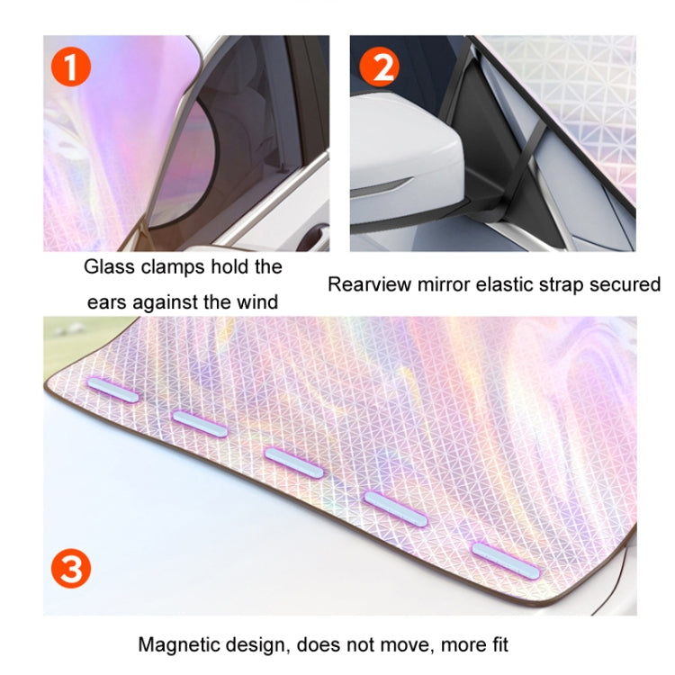 Car Laser Front Windshield Sun Protection Heat Insulation Sunshade, Size: Small - Window Foils & Solar Protection by PMC Jewellery | Online Shopping South Africa | PMC Jewellery | Buy Now Pay Later Mobicred