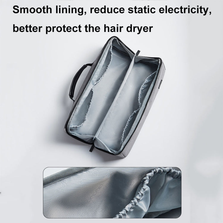 For Dyson Baona BN-DS010 Large Capacity Waterproof Hair Dryer Storage Bag(Gray) - For Dyson Accessories by Baona | Online Shopping South Africa | PMC TechLife | Buy Now Pay Later Mobicred