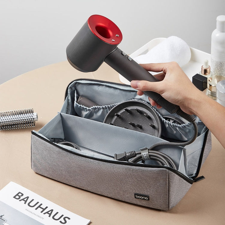 For Dyson Baona BN-DS010 Large Capacity Waterproof Hair Dryer Storage Bag(Gray) - For Dyson Accessories by Baona | Online Shopping South Africa | PMC TechLife | Buy Now Pay Later Mobicred