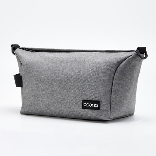 Baona BN-H012 Multifunctional Outdoor Crossbody Digital Camera Bag Lens Protection Bag(Grey) - Strap Satchel by Baona | Online Shopping South Africa | PMC Jewellery | Buy Now Pay Later Mobicred