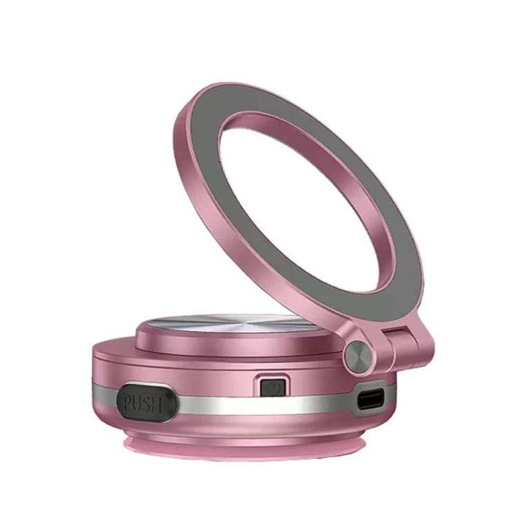 AIMITE C1 Vacuum Adsorption Foldable Magnetic Support Bracket Car Cell Phone Holder(Pink) - Universal Car Holders by AIMITE | Online Shopping South Africa | PMC Jewellery | Buy Now Pay Later Mobicred