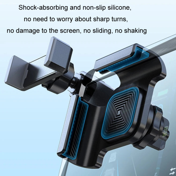 SHUNWEI Car Navigation Screen Floating Mobile Phone Holder, Style: Clip Type - Universal Car Holders by SHUNWEI | Online Shopping South Africa | PMC Jewellery | Buy Now Pay Later Mobicred