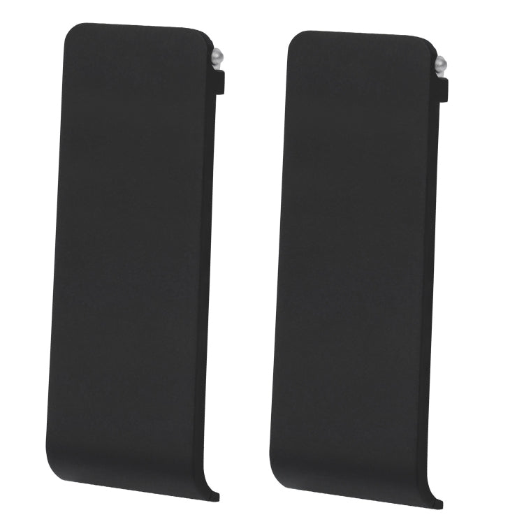 For Nintendo Switch Console 2pcs Replacement Kickstand Back Shell Holder(Black) - Holder by PMc TechLife | Online Shopping South Africa | PMc TechLife | Buy Now Pay Later Mobicred