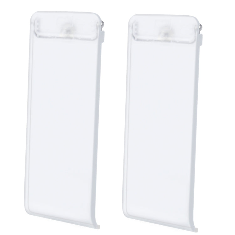 For Nintendo Switch Console 2pcs Replacement Kickstand Back Shell Holder(Transparent White) - Holder by PMc TechLife | Online Shopping South Africa | PMc TechLife | Buy Now Pay Later Mobicred