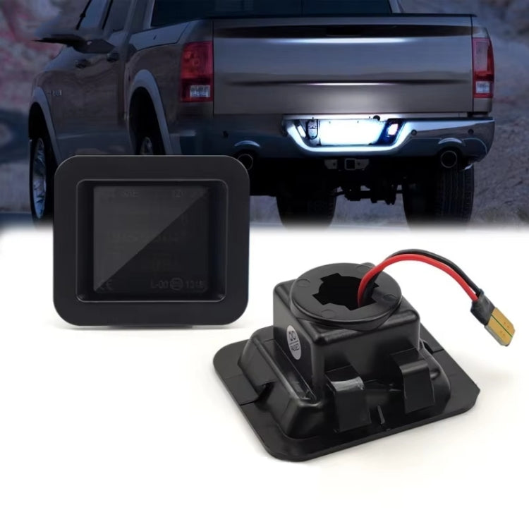 2pcs For 2015 Ford F150 Raptor LED License Plate Light - License Plate Lights by PMC Jewellery | Online Shopping South Africa | PMC Jewellery | Buy Now Pay Later Mobicred