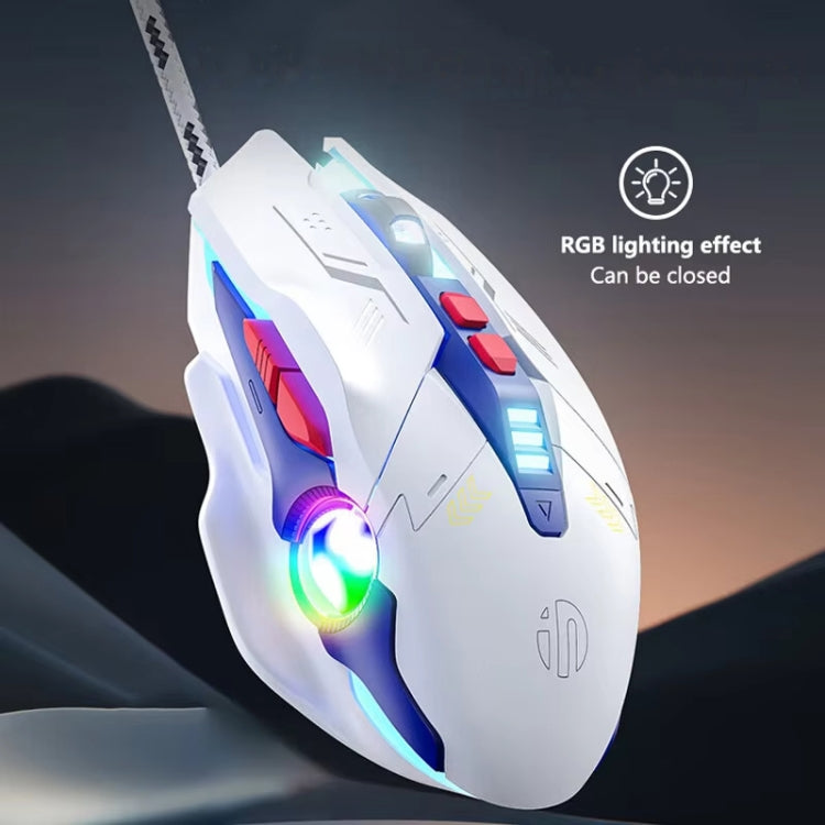 Inphic W9P Glowing Computer Gaming Wired Mouse(Silent Version) - free shipping - PMC Jewellery - Order now!