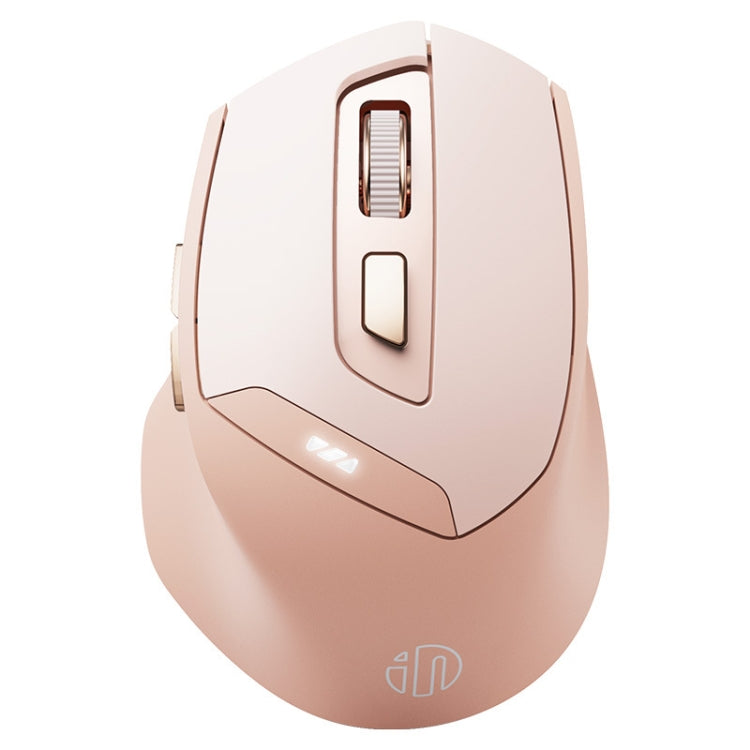 Inphic DR8 2.4G Wireless + Bluetooth 5.0/4.0 Tri-mode Charging Mute Office Gaming Computer Mouse(Milk Tea Color) - Wireless Mice by Inphic | Online Shopping South Africa | PMC Jewellery | Buy Now Pay Later Mobicred