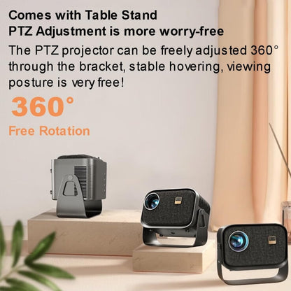 Same Screen Version For Mobile Phone Portable Mini Projector Smart Home Theater(US Plug) - Mini Projector by PMC Jewellery | Online Shopping South Africa | PMC Jewellery | Buy Now Pay Later Mobicred