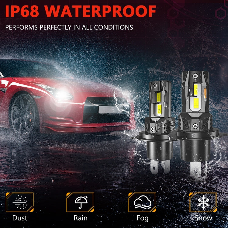 Car Universal Direct Plug LED Headlight Retrofit Bulb, Specifications: H4/9003 - LED Headlamps by PMC Jewellery | Online Shopping South Africa | PMC Jewellery | Buy Now Pay Later Mobicred