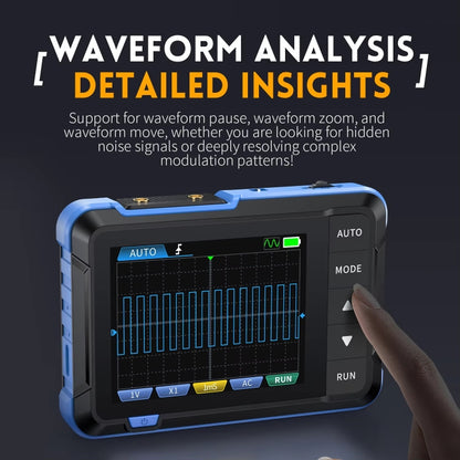 FNIRSI 2 In 1 Mini Portable Digital Oscilloscope Signal Generator, Set: Upgrade - Digital Multimeter by FNIRSI | Online Shopping South Africa | PMC Jewellery | Buy Now Pay Later Mobicred