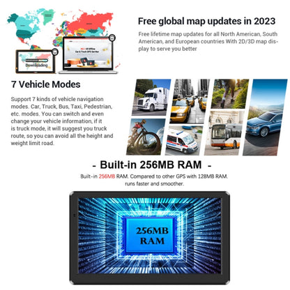 9 Inch 8G/256M Car GPS Navigator With Large Screen Capacitive Bluetooth Map, Area: Russia + Ukraine + Belarus Map - Car MP3 & MP4 & MP5 by PMC Jewellery | Online Shopping South Africa | PMC Jewellery | Buy Now Pay Later Mobicred