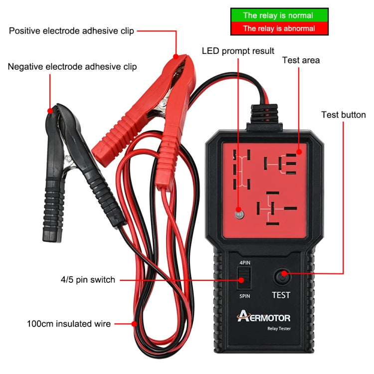 AERMOTOR Automotive Circuit Relay Tester Repair Tool(AERBJ-707) - Electronic Test by AERMOTOR | Online Shopping South Africa | PMC Jewellery | Buy Now Pay Later Mobicred