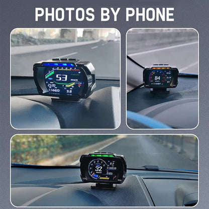 HUD Head-up Display OBD LCD Mileage Speedometer(Japanese Version) - Head Up Display System by PMC Jewellery | Online Shopping South Africa | PMC Jewellery | Buy Now Pay Later Mobicred