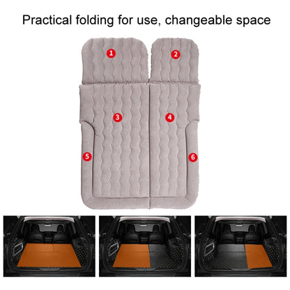 Inflatable Mattress For Car Travel SUV Rear Seat/Trunk, Color: Beige Dual-purpose Long Pier - Seat Accessories by PMC Jewellery | Online Shopping South Africa | PMC Jewellery | Buy Now Pay Later Mobicred