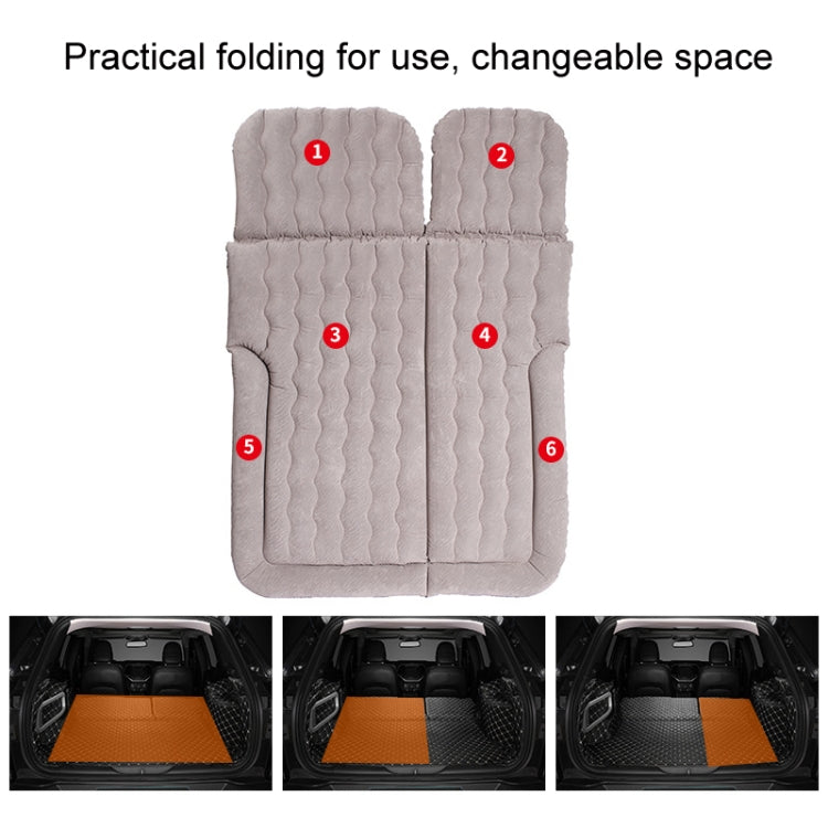 Inflatable Mattress For Car Travel SUV Rear Seat/Trunk, Color: Gray - Seat Accessories by PMC Jewellery | Online Shopping South Africa | PMC Jewellery | Buy Now Pay Later Mobicred