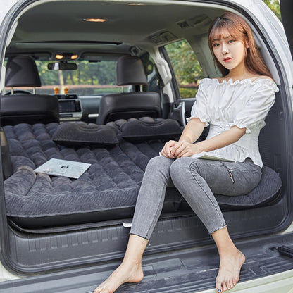 Inflatable Mattress For Car Travel SUV Rear Seat/Trunk, Color: Beige Dual-purpose Long Pier - Seat Accessories by PMC Jewellery | Online Shopping South Africa | PMC Jewellery | Buy Now Pay Later Mobicred