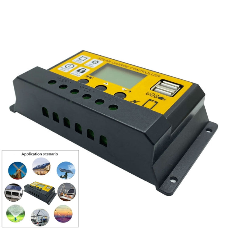 10A 12V/24V Simple Solar Controller Light Time Control Solar Panel Regulator Controller With USB - Others by PMC TechLife | Online Shopping South Africa | PMC TechLife | Buy Now Pay Later Mobicred