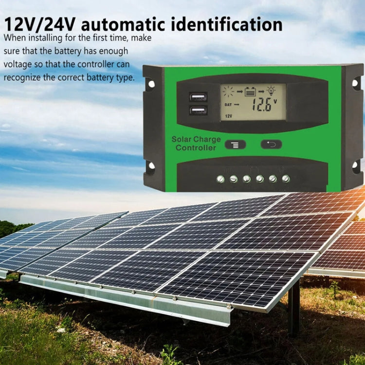 30A 12V/24V Solar Charge And Discharge Controller Dual USB Port LCD Solar Cells Panel Charge Regulator - Others by PMC Jewellery | Online Shopping South Africa | PMC Jewellery | Buy Now Pay Later Mobicred