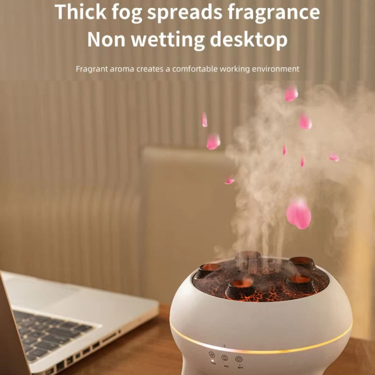 Dynamic Multi-Spray Aromatherapy Diffuser With Colorful Lights Remote Control Humidifier EU Plug(V80 Spit Circle Upgrade Model) - free shipping - PMC TechLife - Order now!