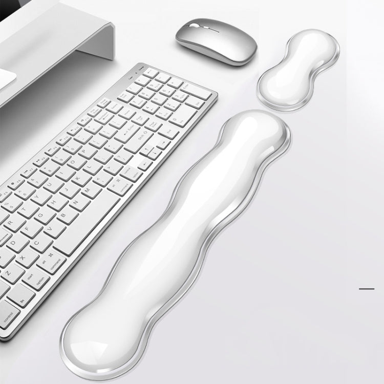 Cool Silicone Keyboard Wrist Rest Mouse Pad Relieve Wrist Fatigue, Spec: Large Green - free shipping - PMC TechLife - Order now!