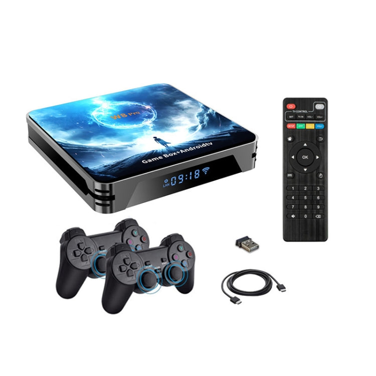 W8PRO 64G Dual System HD Wireless Joystick Retro Gaming Console With 36000+ Games UK Plug - Pocket Console by PMC Jewellery | Online Shopping South Africa | PMC Jewellery | Buy Now Pay Later Mobicred