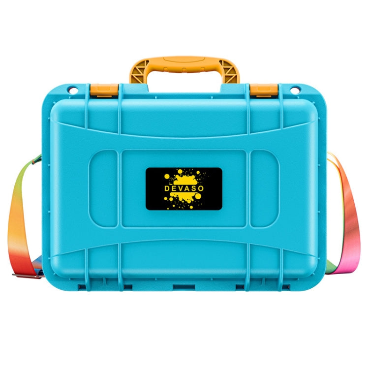 DEVASO For Switch / OLED IP67 Waterproof Storage Case Hardshell Bag, Color: Orange Blue+Shoulder Strap - free shipping - PMC Jewellery - Order now!