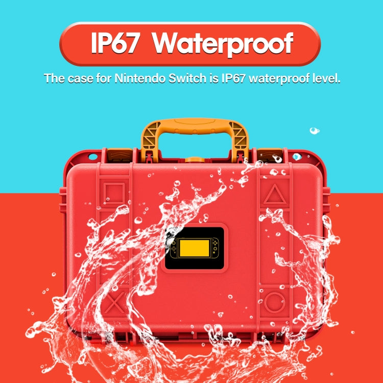 DEVASO For Switch / OLED IP67 Waterproof Storage Case Hardshell Bag, Color: Black+Shoulder Strap - free shipping - PMC Jewellery - Order now!