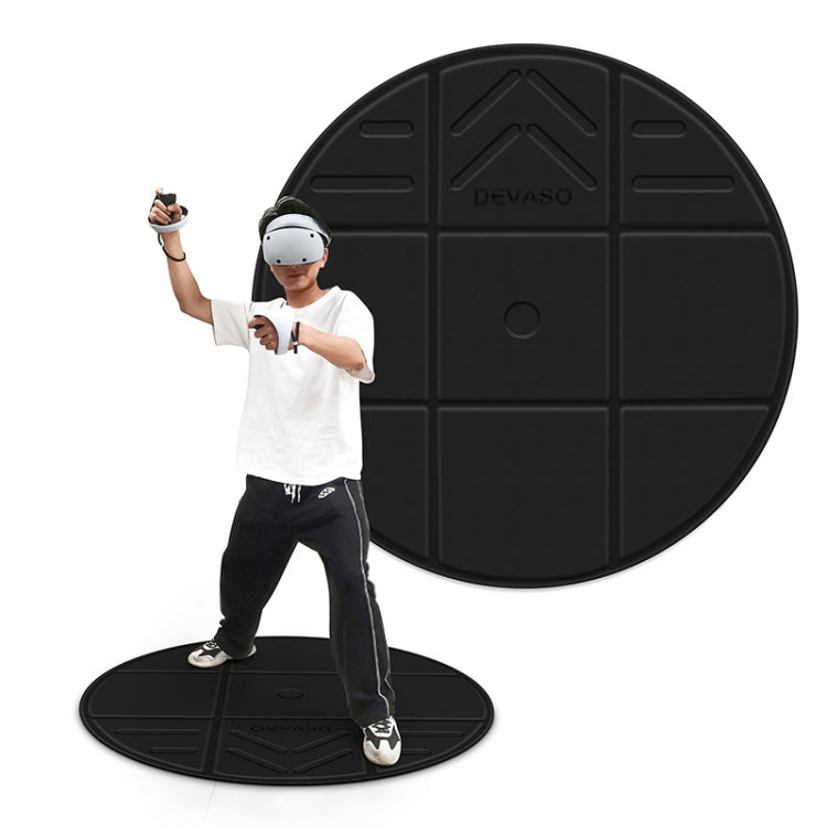 DEVASO VR Glasses Sport Game Simulation Floor Mat(Black) - VR Accessories by DEVASO | Online Shopping South Africa | PMC Jewellery | Buy Now Pay Later Mobicred