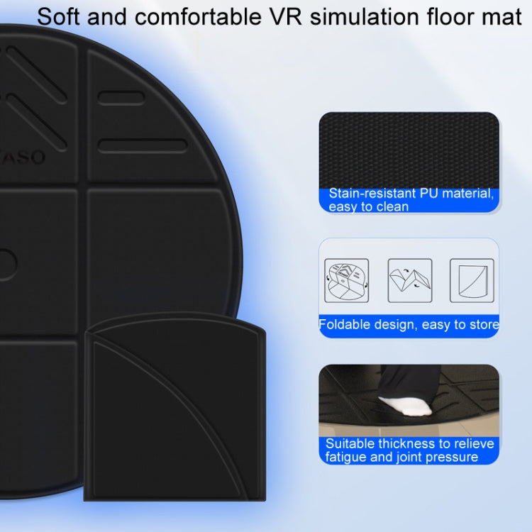 DEVASO VR Glasses Sport Game Simulation Floor Mat(Black) - VR Accessories by DEVASO | Online Shopping South Africa | PMC Jewellery | Buy Now Pay Later Mobicred