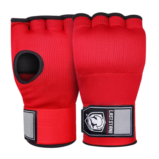 LASTSTAND Half Finger Gel Boxing Gloves Sanda Wrist Guard Bandage, Size: Free Size(Red) - Boxing by LASTSTAND | Online Shopping South Africa | PMC Jewellery | Buy Now Pay Later Mobicred