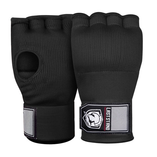 LASTSTAND Half Finger Gel Boxing Gloves Sanda Wrist Guard Bandage, Size: Free Size(Black) - Boxing by LASTSTAND | Online Shopping South Africa | PMC Jewellery | Buy Now Pay Later Mobicred