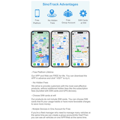 SinoTrack Car GPS Positioning Anti-Theft Device For Elderly, Children Pets, Specifications: 2G - Car Tracker by SinoTrack | Online Shopping South Africa | PMC Jewellery | Buy Now Pay Later Mobicred