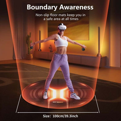 STARTRC GAMES VR Glasses Sport Game Simulation Floor Mat(Orange) - VR Accessories by STARTRC GAMES | Online Shopping South Africa | PMC Jewellery | Buy Now Pay Later Mobicred