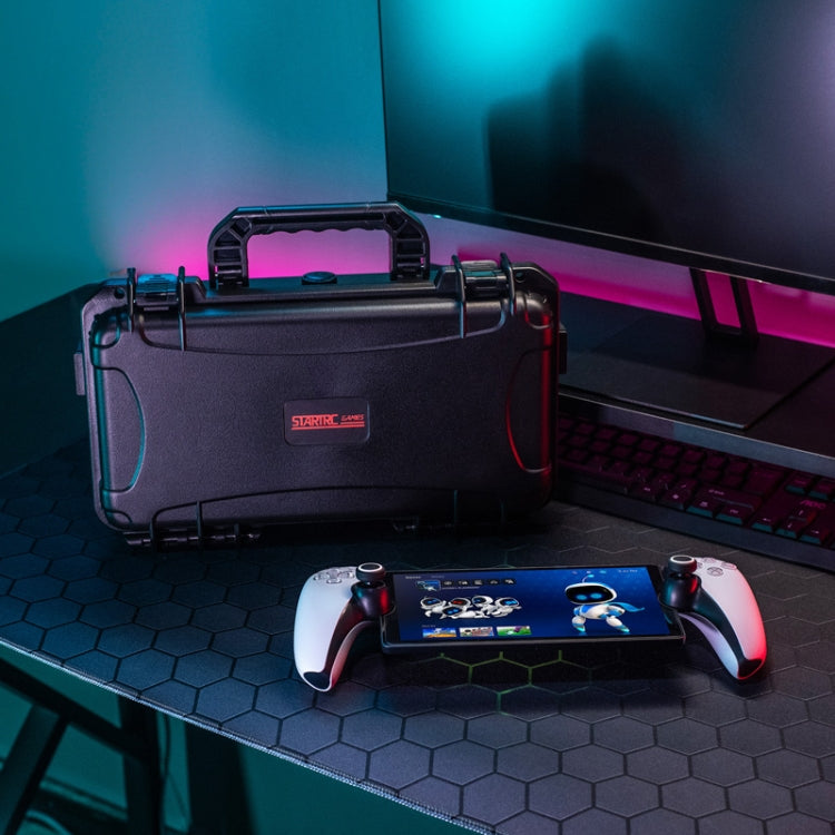 For PlayStation Portal STARTRC GAMES Console Storage Handheld IP67 Waterproof Hard Shell Bag(Black) - free shipping - PMC Jewellery - Order now!