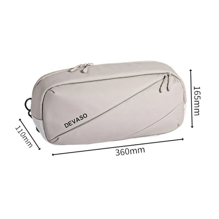 DEVASO Handheld Universal Storage Bag Crossbody Bag(Silver Enlarge) - Bags by DEVASO | Online Shopping South Africa | PMC Jewellery | Buy Now Pay Later Mobicred