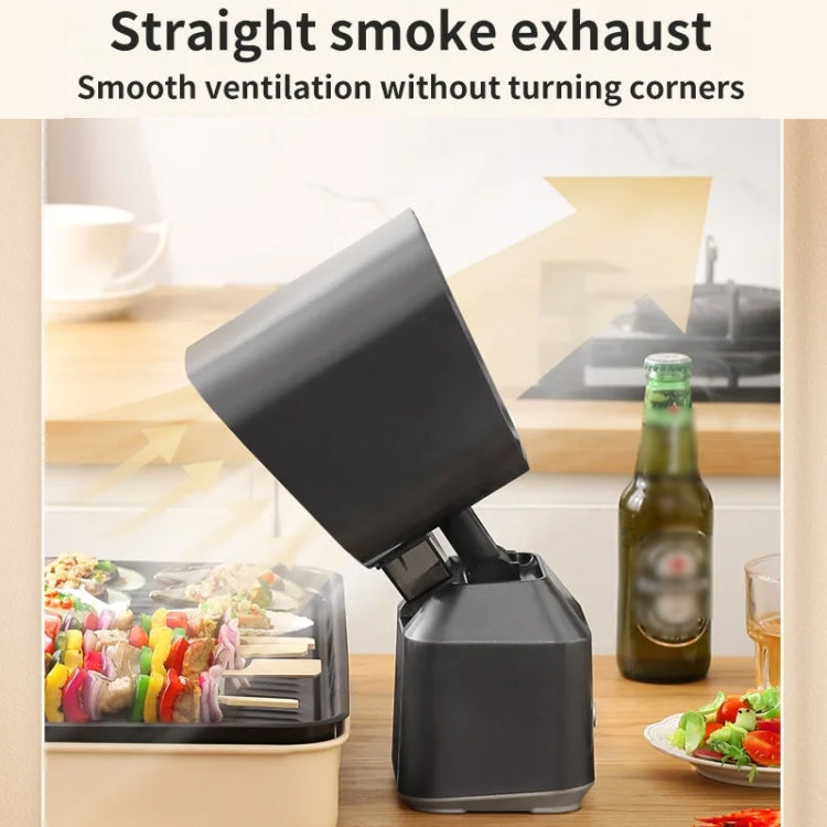Desktop Range Hood Barbecue Small Movable Liftable Extractor Hood 2 Wind Speeds Adjust EU Plug - free shipping - PMC TechLife - Order now!
