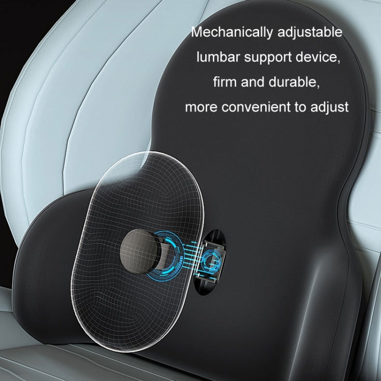 Multifunctional Car Memory Foam Adjustable Lumbar Support, Color: Classic Dark Blue - free shipping - PMC Jewellery - Order now!