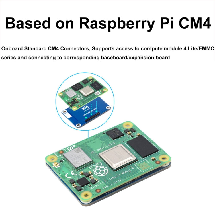 Waveshare For Raspberry Pi CM4 Interface Protection Adapter Board(27782) - Raspberry Pi Accessories by Waveshare | Online Shopping South Africa | PMC Jewellery | Buy Now Pay Later Mobicred