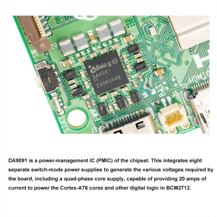 Waveshare For Raspberry Pi 5 2.4GHz Quad-Core BCM2712 Processor Development Board, Spec: 2GB - free shipping - PMC Jewellery - Order now!