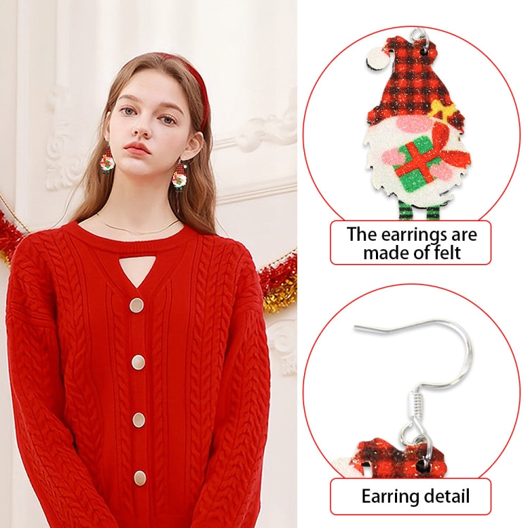 Christmas Element Cartoon Decoration Earrings Shiny Earrings, Spec: Gift Box - free shipping - PMc TechLife - Order now!