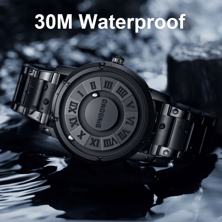 BINBOND B234 30m Waterproof Magnetic Suspension Watch, Color: Blue Steel-Blue - Metal Strap Watches by BINBOND | Online Shopping South Africa | PMC Jewellery | Buy Now Pay Later Mobicred