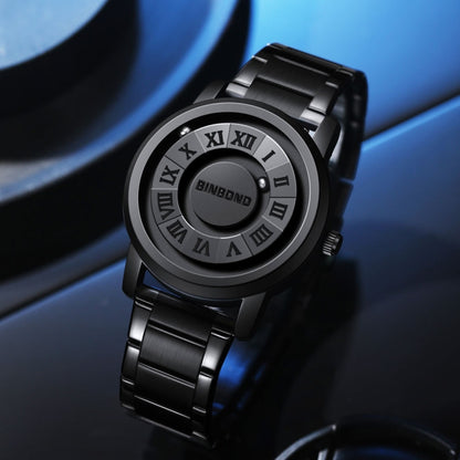 BINBOND B234 30m Waterproof Magnetic Suspension Watch, Color: Blue Steel-Blue - Metal Strap Watches by BINBOND | Online Shopping South Africa | PMC Jewellery | Buy Now Pay Later Mobicred