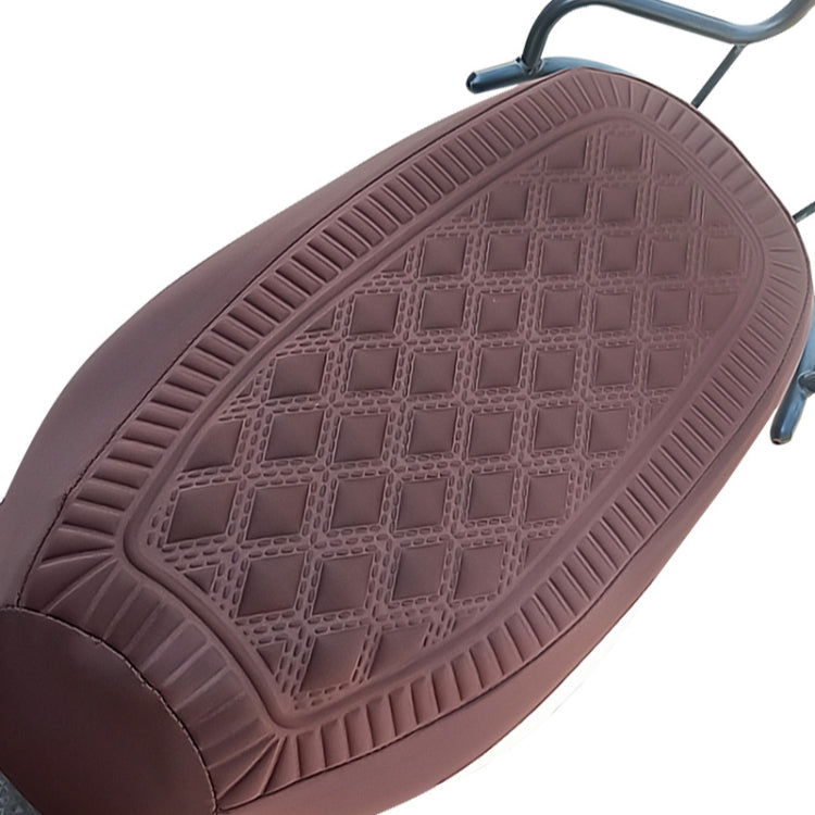 Small Electrical Bike Warm Breathable Non-Slip Cushion Cover(Brown) - Seat Covers by PMc TechLife | Online Shopping South Africa | PMc TechLife | Buy Now Pay Later Mobicred