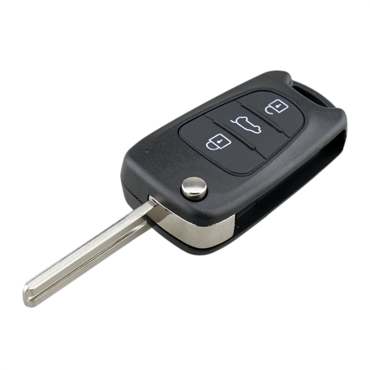 For Hyundai / Kia 3-Button Folding Car Key Shell(SUV Key) - Car Key Cases by PMc TechLife | Online Shopping South Africa | PMc TechLife | Buy Now Pay Later Mobicred
