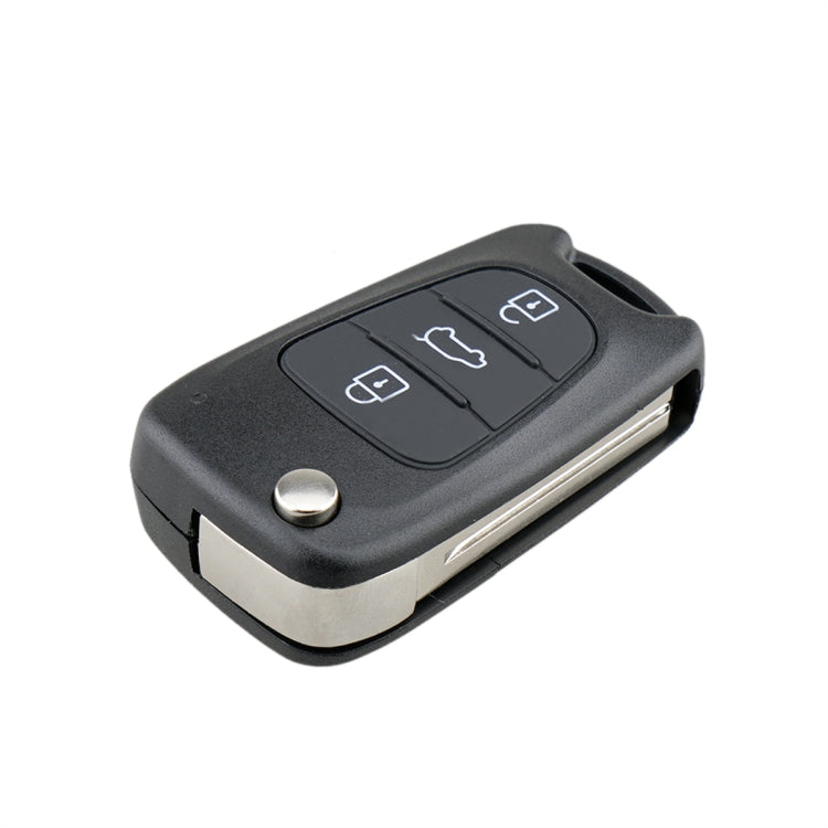 For Hyundai / Kia 3-Button Folding Car Key Shell(SUV Key) - Car Key Cases by PMc TechLife | Online Shopping South Africa | PMc TechLife | Buy Now Pay Later Mobicred